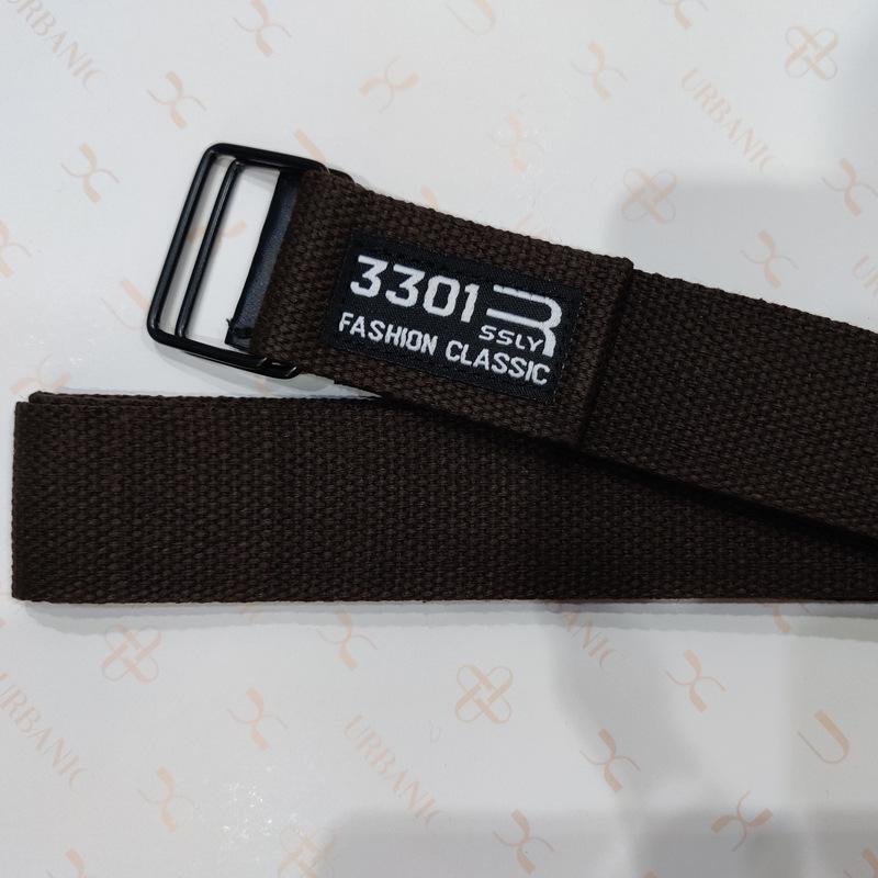 Men's Quality Canvas Woven Belt - Trendy Decorative Belt for Students
