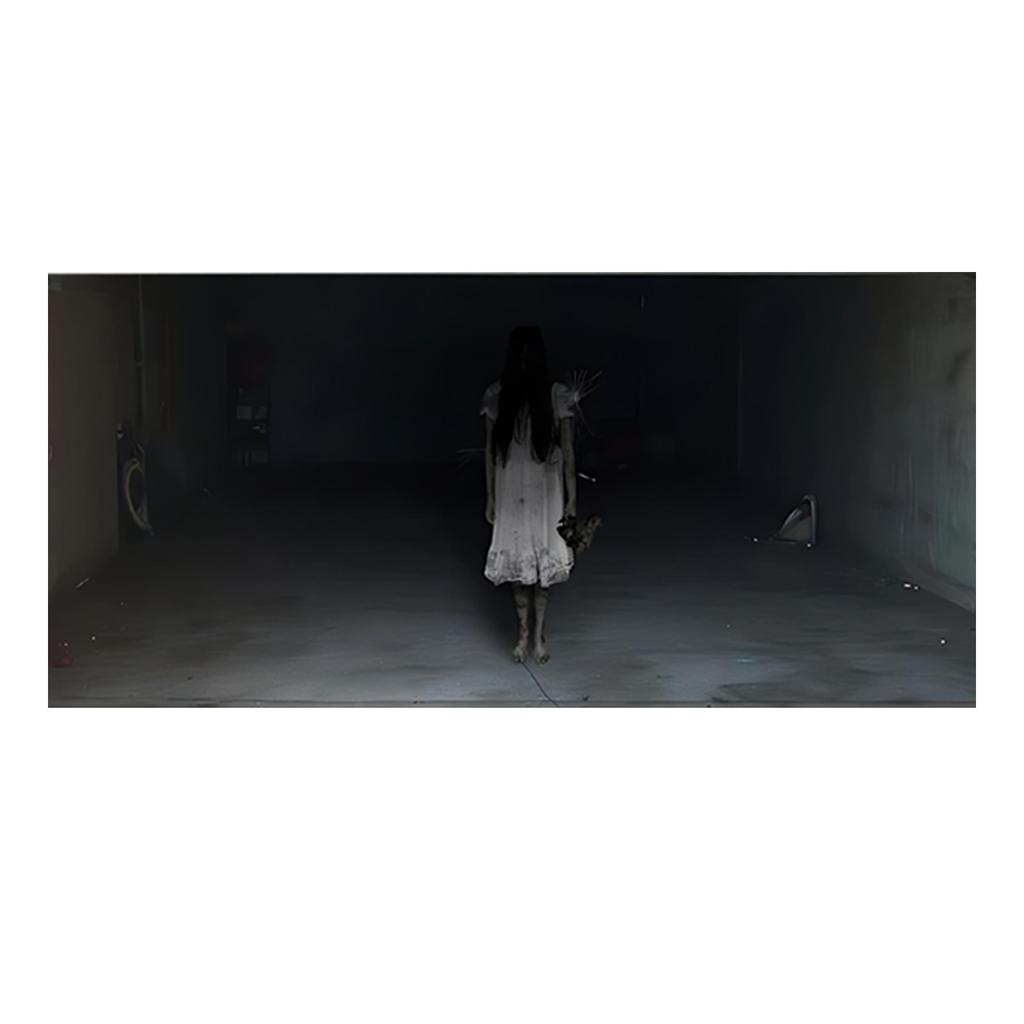 Halloween Garage Door Background Celebration Atmosphere Party Photo Foreign Trade Garage Background