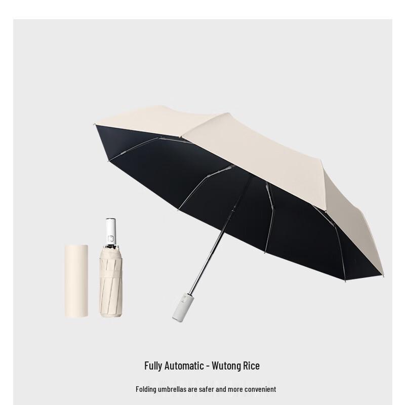 PALONY Automatic 3-Fold Anti-UV Umbrella