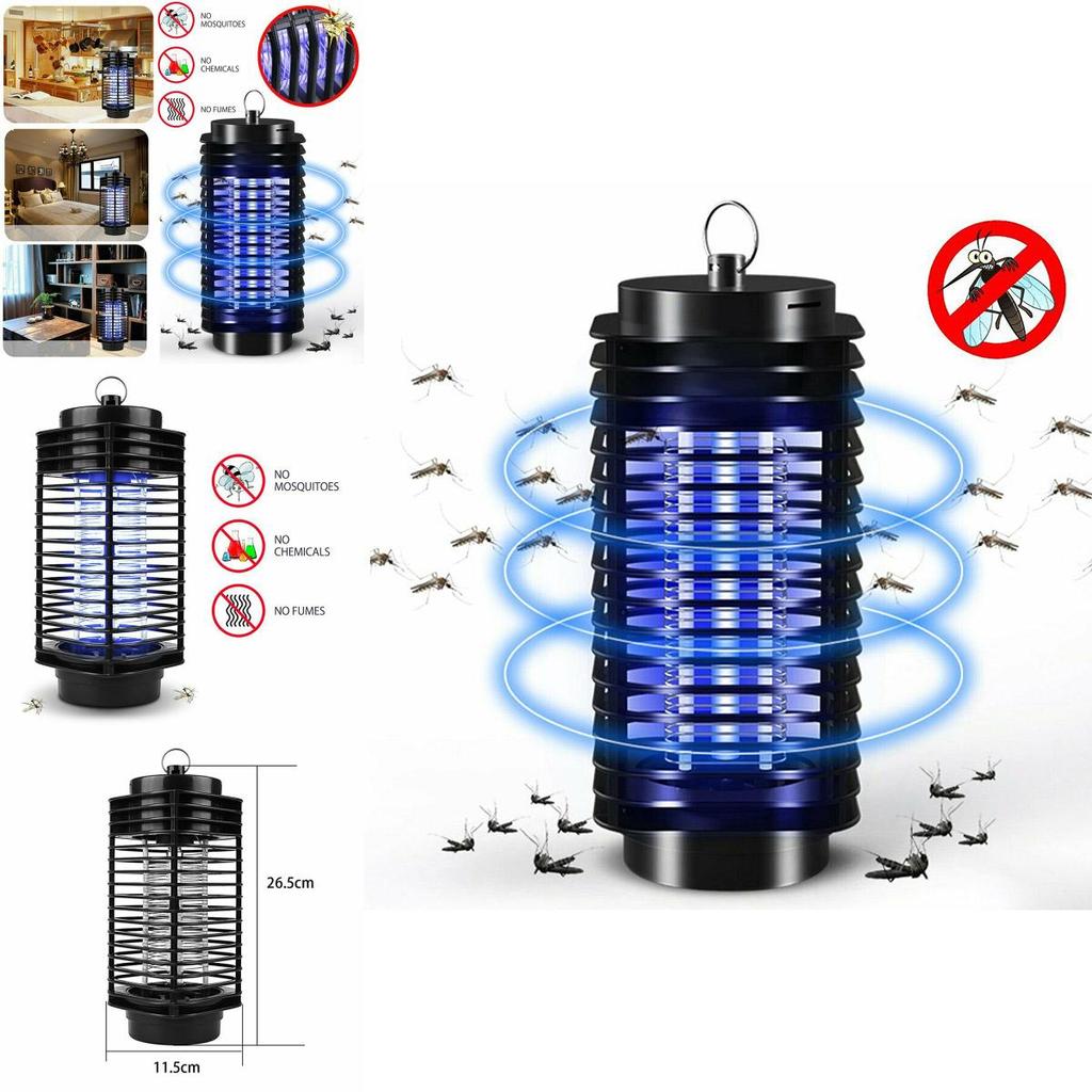 Електрична лампа-пастка для знищення комарів та комах, 110В/220В, для використання в приміщенні та на вулиці