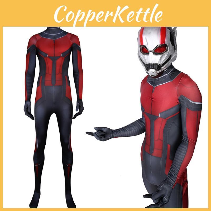 Exquisite Ant-man Scott Tights Cosplay Zentai Suit For Adults And Kids Halloween Party