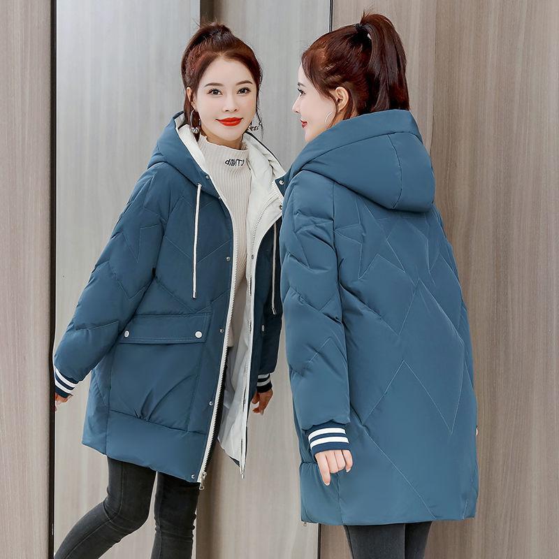 Cappotti e giacche da donna imbottiti in cotone moda Parka invernale con cerniera Feminimo Abbigliamento nero