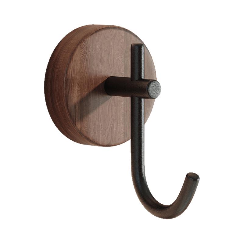 וו קיר מתכתי מעץ מלא דביק לדלת כניסה ולקיר