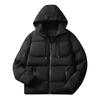 Mens Winter Thick Cotton Puffer Jacket Casual Hooded Warm Coat Youth