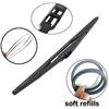 24"+20"+11" Front & Rear Frameless Wiper Blades for Kia Soul MK2 2014-2019, Kia Rio 4, Kia Stonic, Hyundai i20 Mk3, Hyundai Accent Sedan