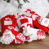 Christmas Stockings Party Favor Felt Candy Storage Bags Christmas Snowman Stockings For Mantel Stairs Tree Home Farmhouse Garden
