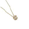 2024 Stylish Cat's Eye Stone Necklace: Versatile Clavicle Chain with Light Luxury Pendant for Women