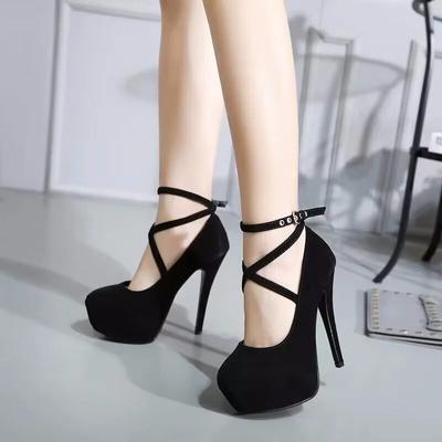 New Platform High Heels Women Pumps Super High Heel Above 8CM Sexy Party and Prom Pumps Red Wedding Shoes Bride Zapatos De Mujer