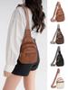 High Quality PU Leather Women Chest Bag Single Shoulder Messenger Bag Large Capacity Designer Backpack Girls Single Shoulder Bag