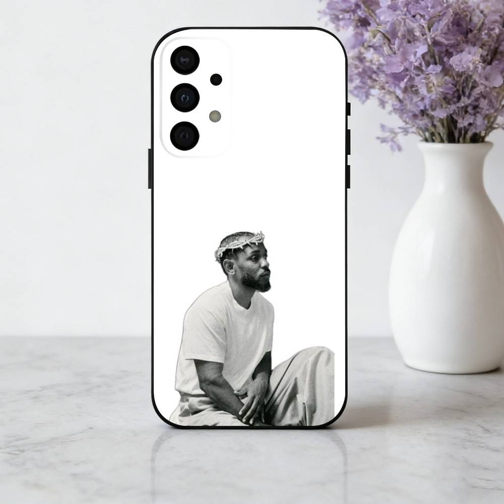 K-Kendrick-K Rapper L-Lamar-R Phone Case For Samsung Galaxy A73,A72,A71,A70,A53,A52,A51,Soft Silicone Black Cover