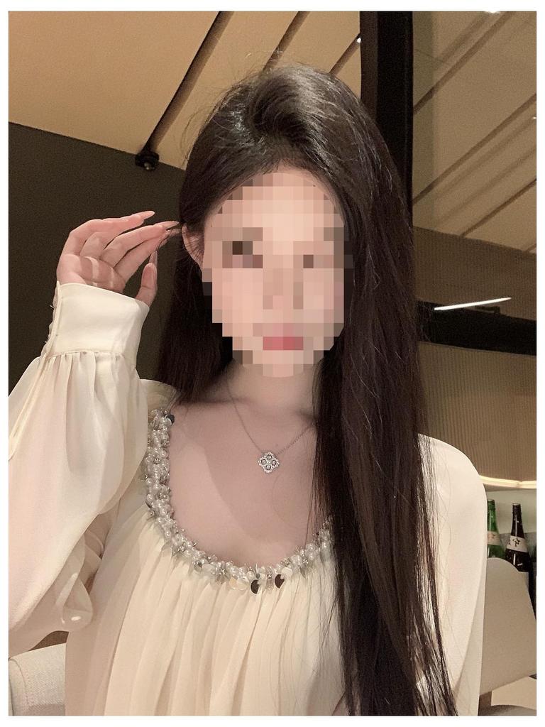 Kubiliv Delicate Beaded Sequined Backless Chiffon Tie Top