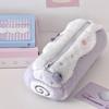 1 Stück Niedliche Kuchen Kosmetiktasche Schweizer Rolle Plüsch Federmäppchen Kawaii Große Kapazität Schreibwaren Organizer Schulmädchen Geschenk