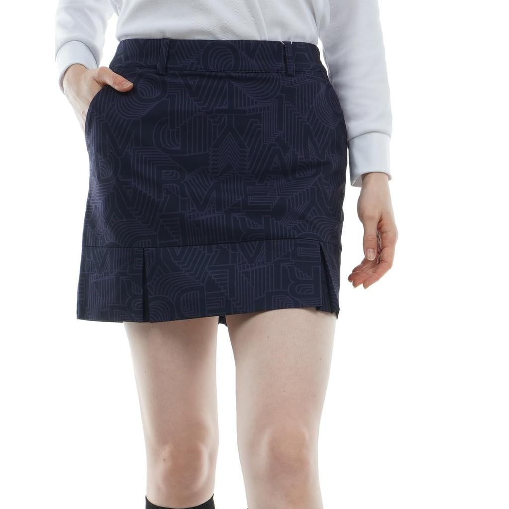 TaylorMade Geometry Skirt, Navy, Size M, Women's, 2023FW, TL142