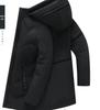 Men's Mid-Length Winter Down Cotton Jacket - Thick, Warm, Casual Coat