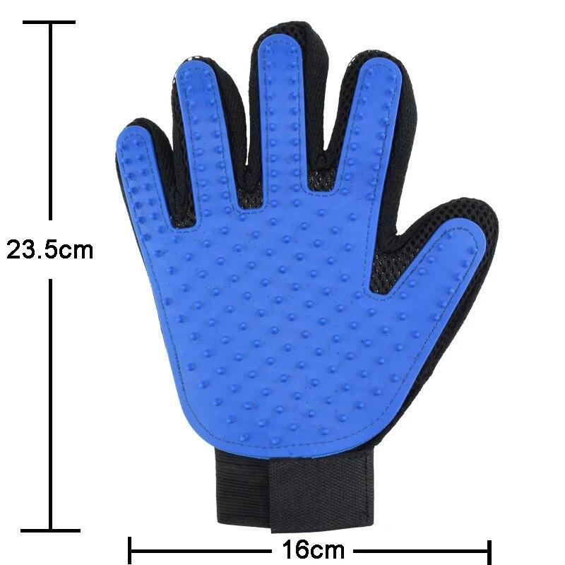 Dog Animal Combs Silicone Dog Pet Grooming Glove For Cats Brush Comb Desheddin Hair Gloves Dogs Bath Cat Cleaning Supplies