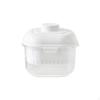 Greek Yogurt Maker with Press Dishwasher Safe Whey Separator Container Thick