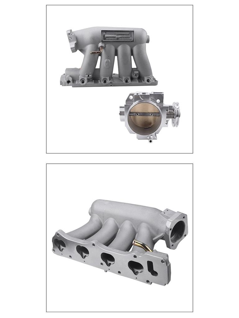 Sací potrubí a škrticí klapka pro 06-11 Honda Civic Si K20Z FN2 (Senzor není součástí dodávky)