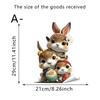 New Easter Flower Rabbit Toilet Sticker PVC Self-Adhesive Bathroom Decor Removable Waterproof Wall Stickers Wall Decoration