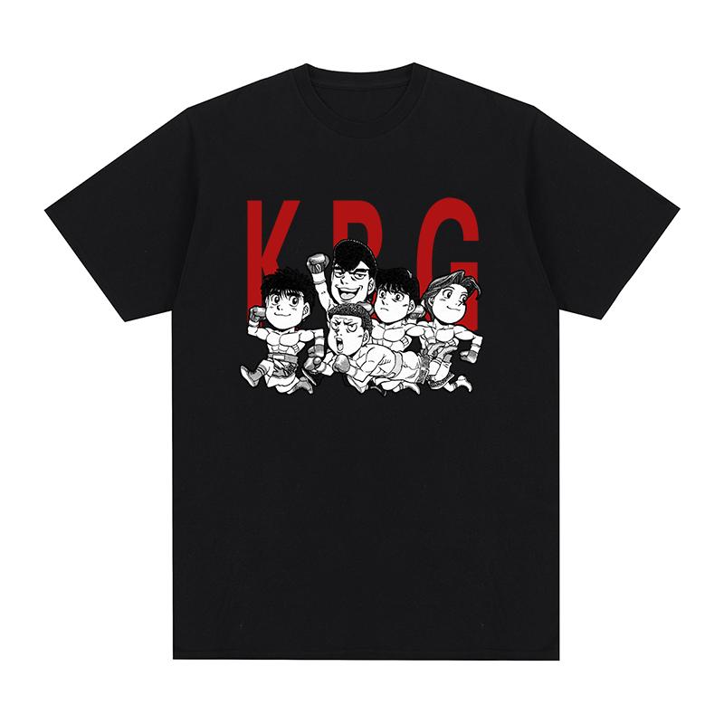 KBG Hajime No Ippo Vintage T-Shirt Makunouchi Ippo Kamogawa Team Baumwolle Herren T-Shirt Neues T-Shirt T-Shirt Damen Tops