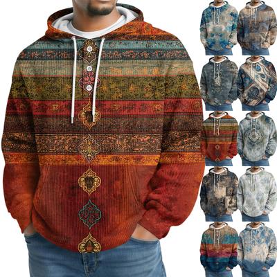 Sudadera con capucha de punto para hombre Sudadera casual de manga larga