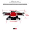 36v48v 3-in-1 Led Rear Light Taillight High Brightness Turn Signal Lamp Warning Light Electric