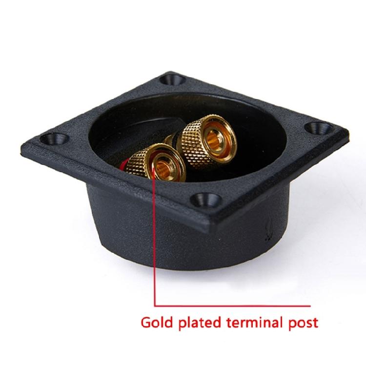 56.5mm 2 Way Binding Post Speaker Terminals Connectors For Sound System Installation And Upgrades
