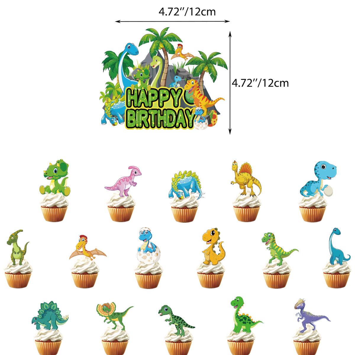 

Украшение для вечеринки с динозаврами, мультяшный баннер с изображением динозавра-вулкана, латексные шары для детей и мальчиков, тема «Счастливые джунгли, сафари, динозавр», товары для дня рождения