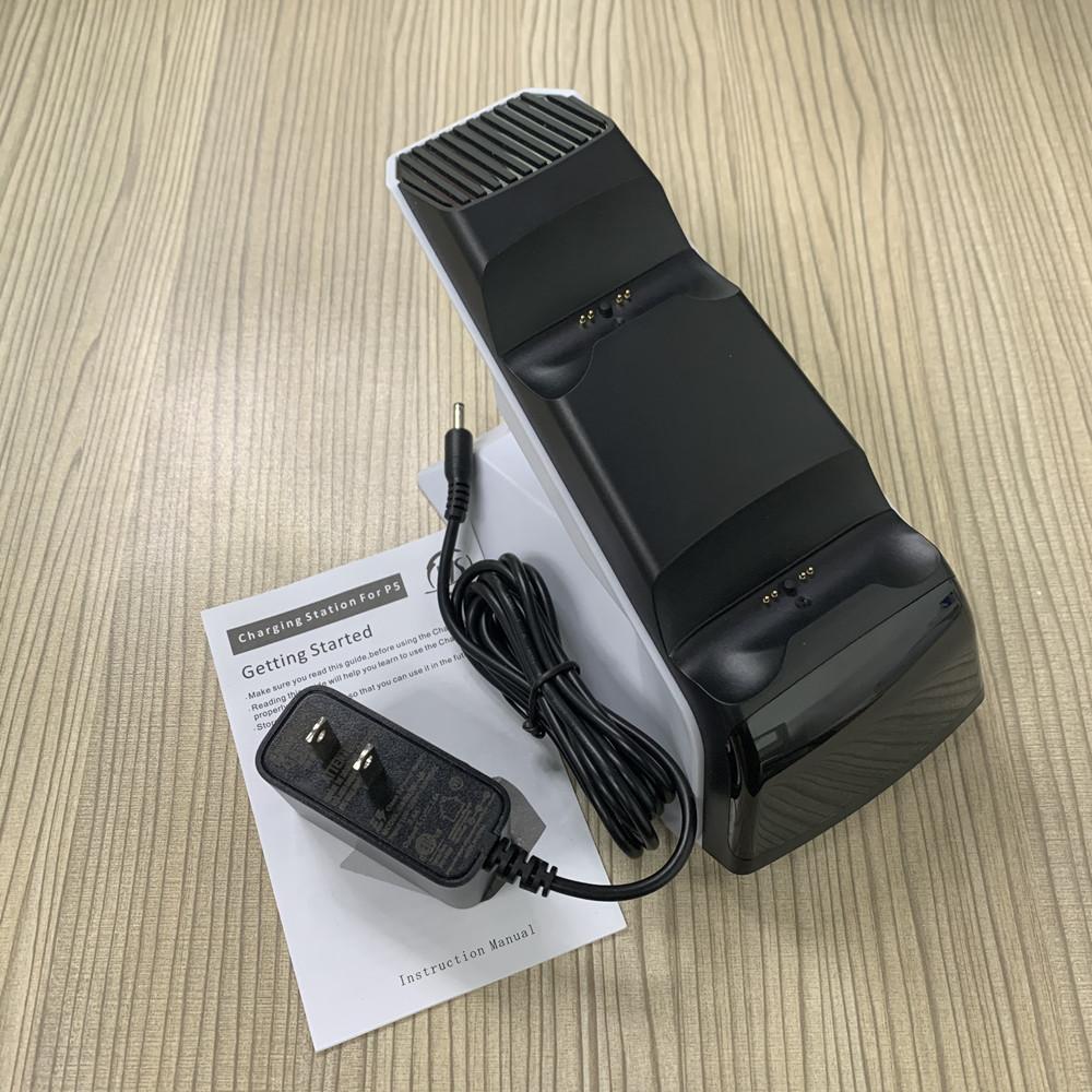 Для PS5 Ручка Контроллер Быстрая Зарядка Зарядное Устройство Двойная Зарядная Док-станция — фото 10
