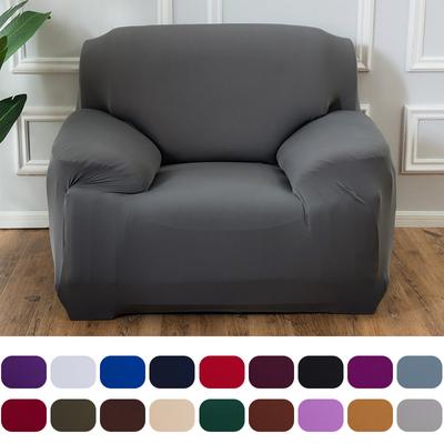 Plain Sofa Covers for Living Room Elastic Spandex Sectional Corner Sofa Slipcovers Couch Chair Cover Furniture Protector 1PC