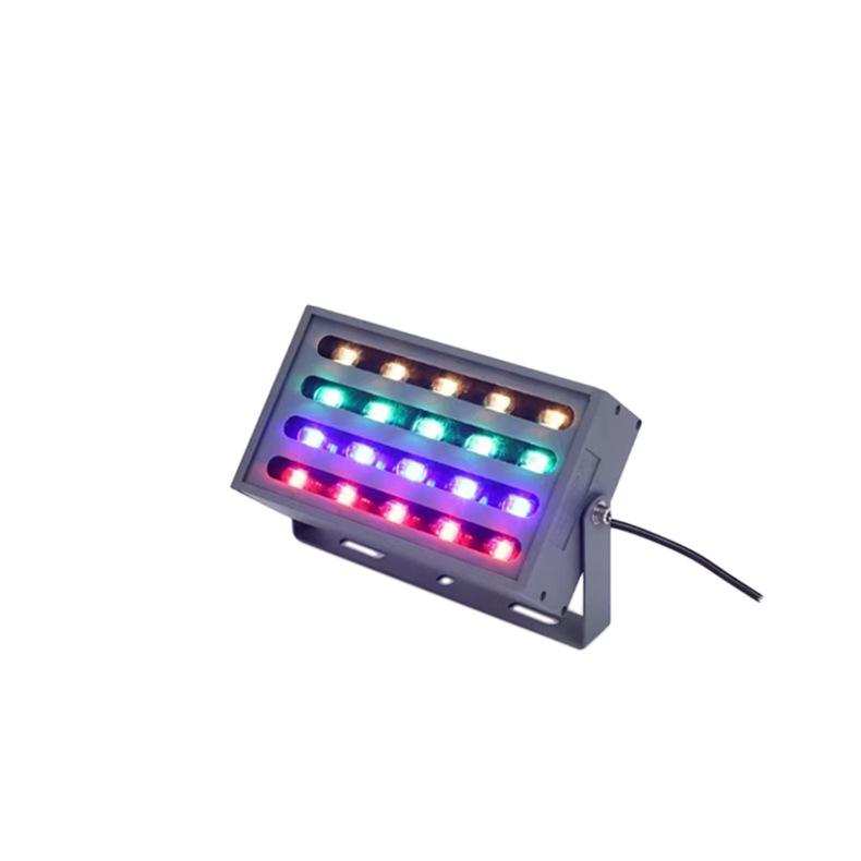 LED Waterproof Seven-Color Rainbow Tree Spotlight for Outdoor Landscaping