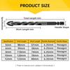 Masonry Drill Bits 10PCS for Tile Brick Glass Plastic Porcelain Marble Wood Ceramic Wall Mirror