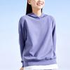 Anta Training Series Letter Print Knitted Pullover Sweatshirt Women Tops Moran-Purple 162337714-2