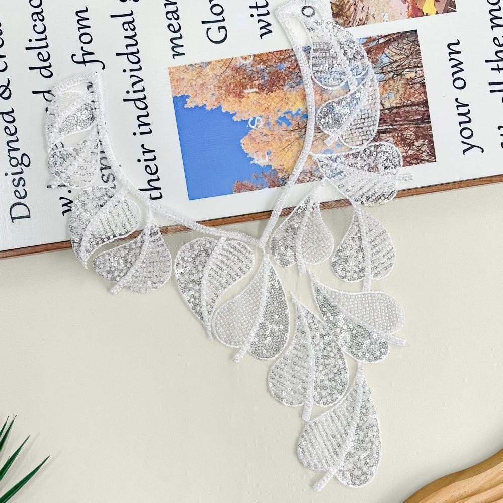 Fashion Polyester Fiber Sequin Dress Accessories Sequin Bead Bead Embroidery Dress Flower Dress Decoration Wedding Dresses