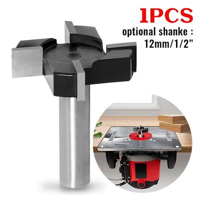 נתב CNC Spoilboard Bit Carbide Planer חותך עץ הקצעה כרסום חותך