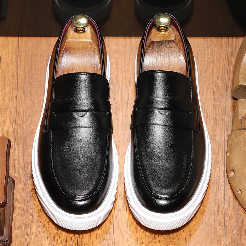 Móda Luxusní Trend Návrhář Nové Pánské Nazouvací Monk Strap Loafer Kožené Ležérní Boty Pánské Pohodlné Chůze Tenisky Zapatos Hombre