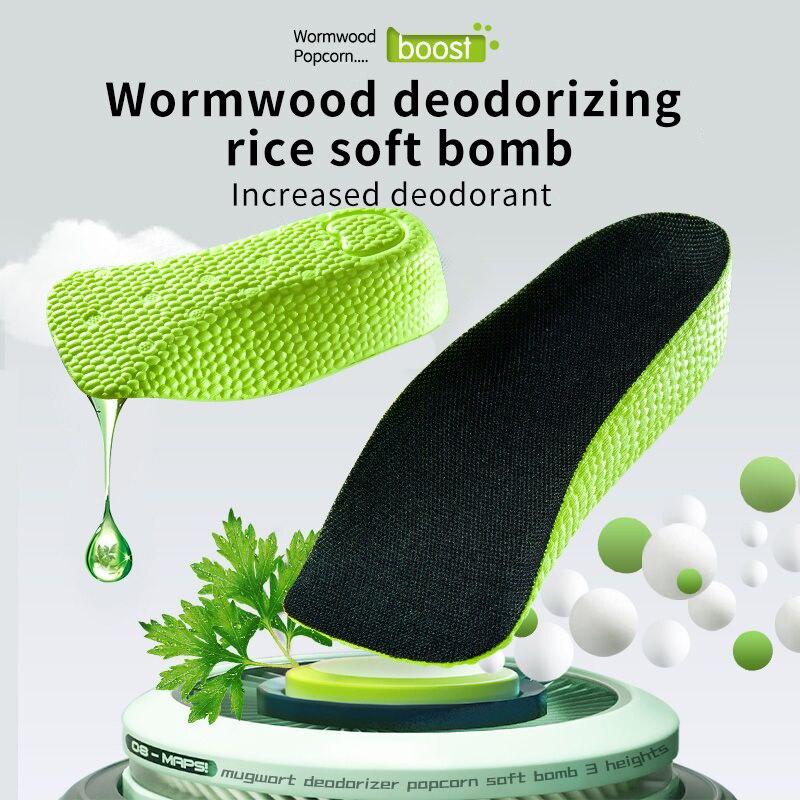 1 Pereche Branțuri pentru Mărirea Înălțimii pentru Bărbați Femei Pantofi Picioare Plate Suport Plantar Branțuri Ortopedice Adidași Înălțător de Călcâi Jumătate de Pernuțe pentru Pantofi