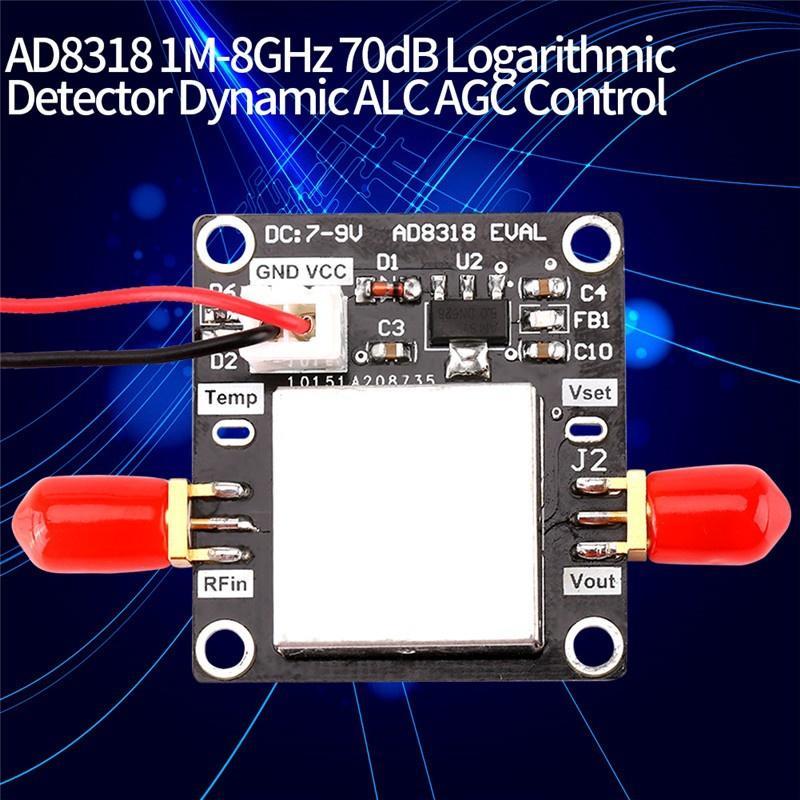 AD8318 1M-8GHz 70dB Logarithmic Detector Dynamic ALC AGC Control Radio Frequency Detection Logarithmic Detector