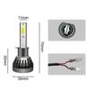 1pc COB LED Car Lamps Headlight  H1 H4 H7 H11 9005 9006 Car Lamps Headlight Conversion Kit 90W 12000LM  6000K Fog Light Lamp