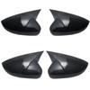 2Pcs For Volkswagen VW Polo MK5 6R 6C 2009-2017 ABS Side Rearview Wing Mirror Cover Caps Shell Trim OX Horn Style Exterior