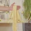 Door String Curtain Wall Panel Fringe Tassel Room Divider Blind Tassel Screen with Roses