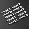 10Pcs Fishing Weight Ladder Fishing Sinkers Corrosions Resistant Suitable For Night Fishing & Different Water Conditions