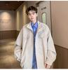 Meilade Men's Retro PU Leather Jacket - Autumn/Winter Trendy, High Street Loose Fit, Handsome Stand Collar Casual Outerwear