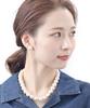 [VINGTAINE] Cotton Pearl Necklace 14mm Short Necklace Simple C3158