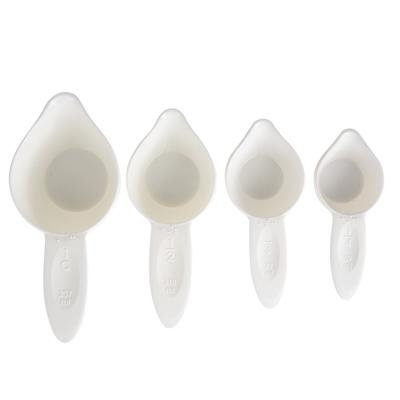 4PcsSet Portable Braille Measuring Spoon Cup Kitchen Cooking Baking Tool Accessory