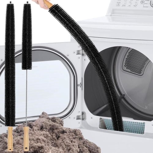 

SITEDAN Long Crevice Brush for Drum Washers, Cleaning Brush Set (2 Brushes), Flexible Pipe Brush, Cleaner, Cleaning Brush for Dryers, Drains, and Dirt