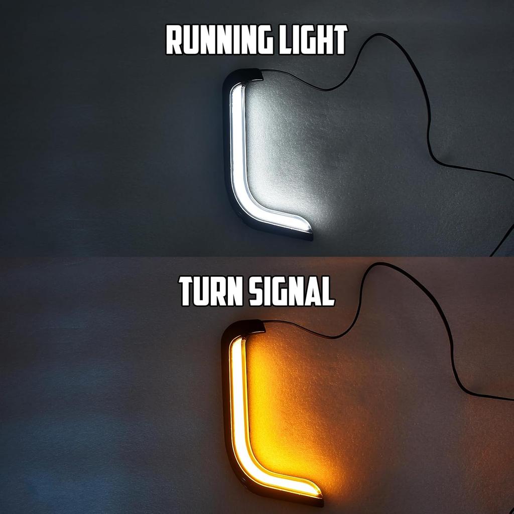 Motorcycle LED Lower Fairing Accent Lights Turn Signal Light Running Light Fit for Harley Touring Electra Glide Street Glide Road Glide Tri Glide