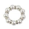 Decoration Napkin Rings For Party Inner Diameter 4cm Kitchen Napkin Ring 12 Pcs/Set Plastic Table Decoration Wedding White
