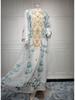 European & American Style Women's Arabian Evening Dress - Dubai Fashion Robe