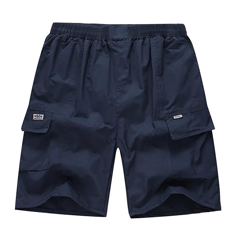 Loose Shorts Men's Quarter Pants Summer Thin Casual Cotton Pants Men's Straight Leg