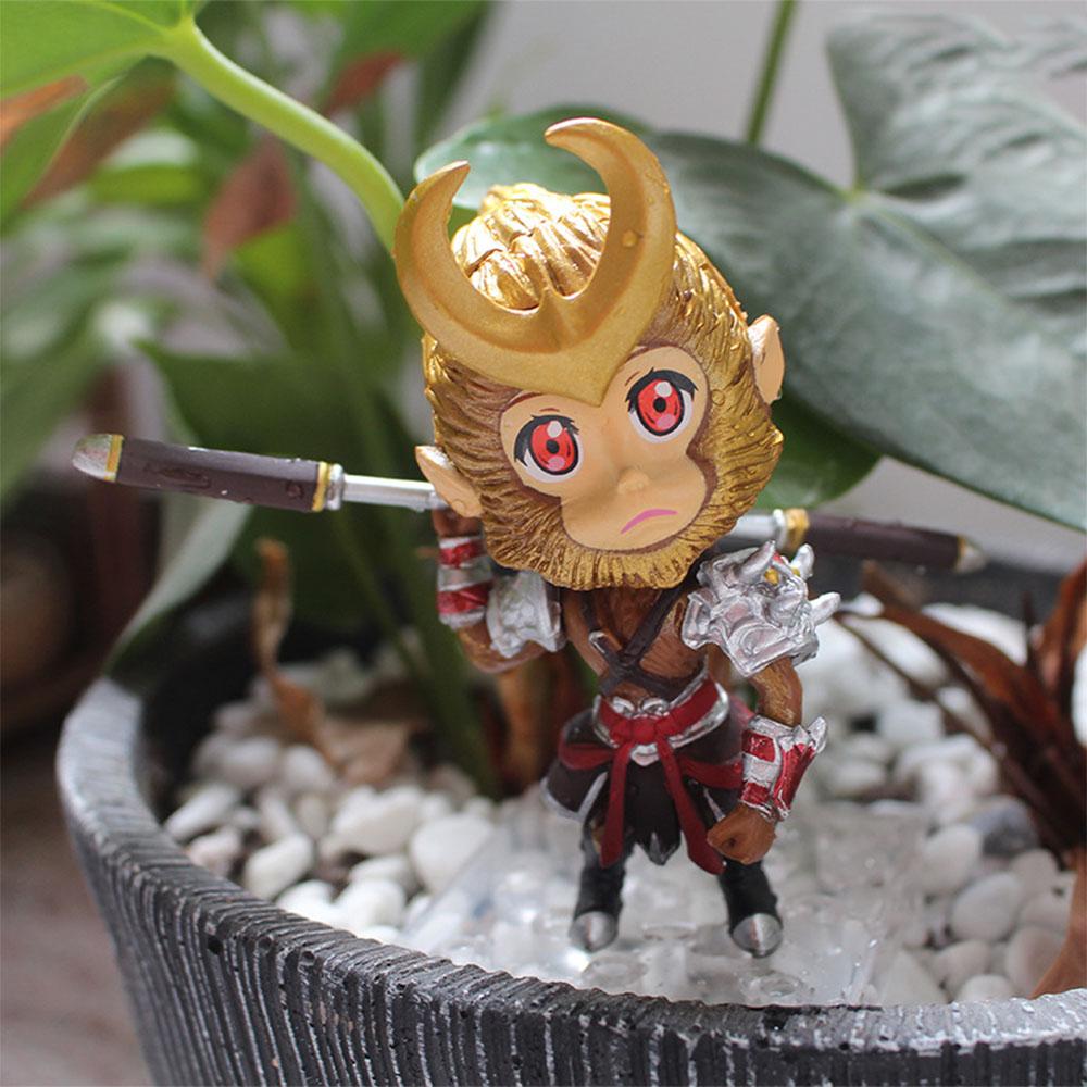 Game Black Myth Wukong Action Figure Sun Monkey King Bar Anime Toys Desk Decoration Birthday Gift Poseable Articulated Scale Detailed Movable